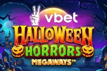 VBET Halloween Horrors Megaways slot game by Iron Dog Studio