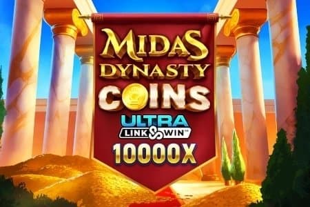 Midas Dynasty Coins Ultra Link&Win slot game by Just For The Win