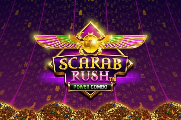 Scarab Rush Power Combo slot game by Just For The Win