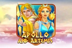 Apollo and Artemis slot game by KA Gaming