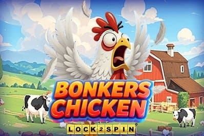 Bonkers Chicken Lock 2 Spin slot game by KA Gaming