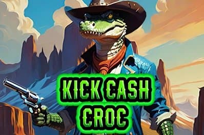 Kick Cash Croc slot game by KA Gaming