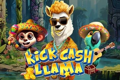Kick Cash Llama slot game by KA Gaming