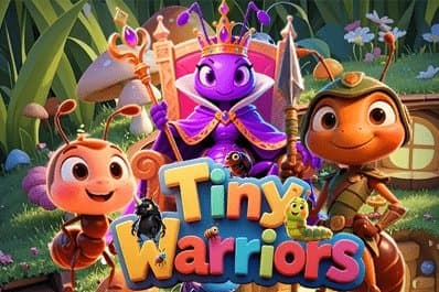 Tiny Warriors slot game by KA Gaming