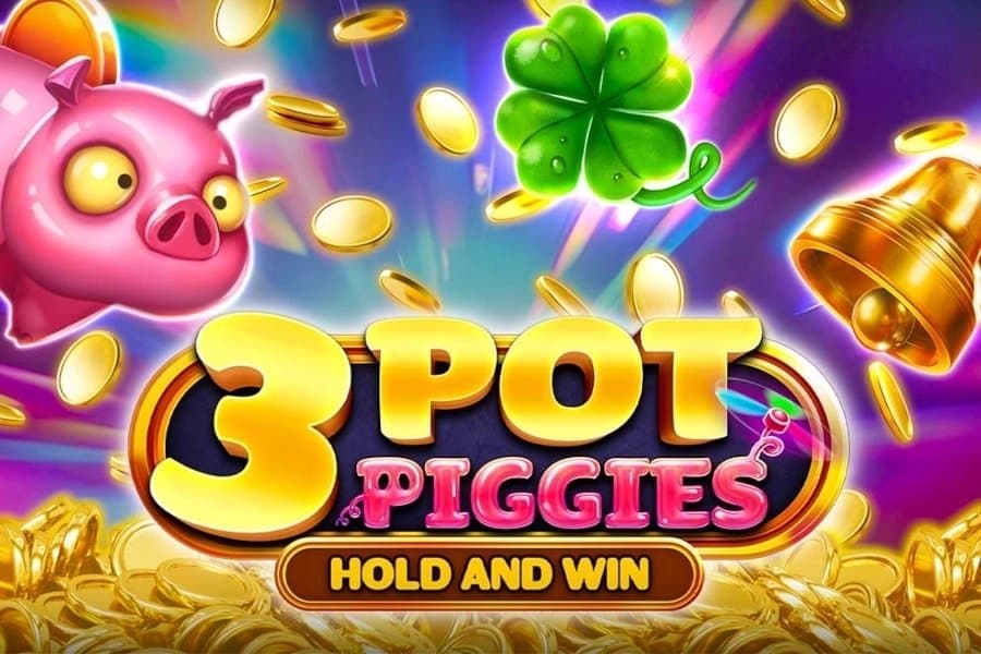 3 Pot Piggies Hold and Win slot game by Kalamba Games