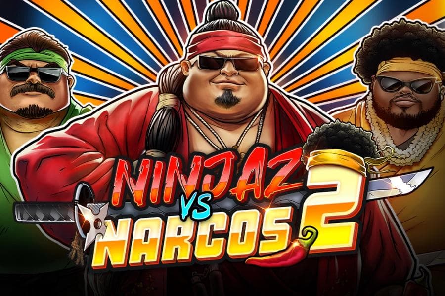 Ninjaz vs Narcos 2 slot game by Kalamba Games