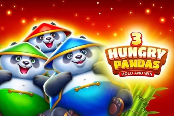 3 Hungry Pandas slot game by Kendoo