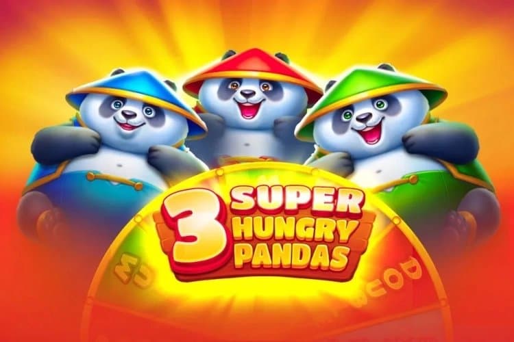 3 Super Hungry Pandas slot game by Kendoo