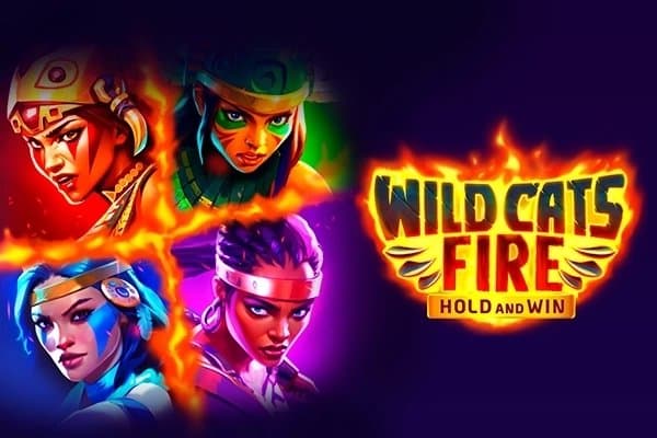 Wild Cats Fire slot game by Kendoo