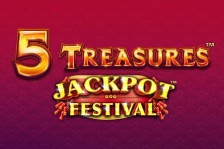 5 Treasures Jackpot Festival slot game by Light & Wonder