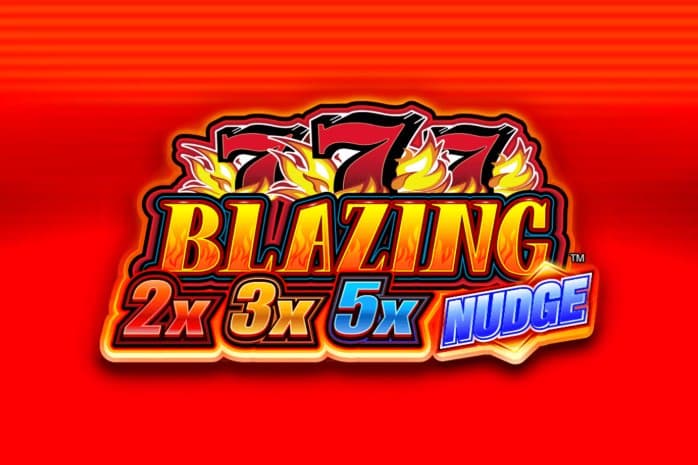 Blazing 777 2x 3x 5x Nudge slot game by Light & Wonder