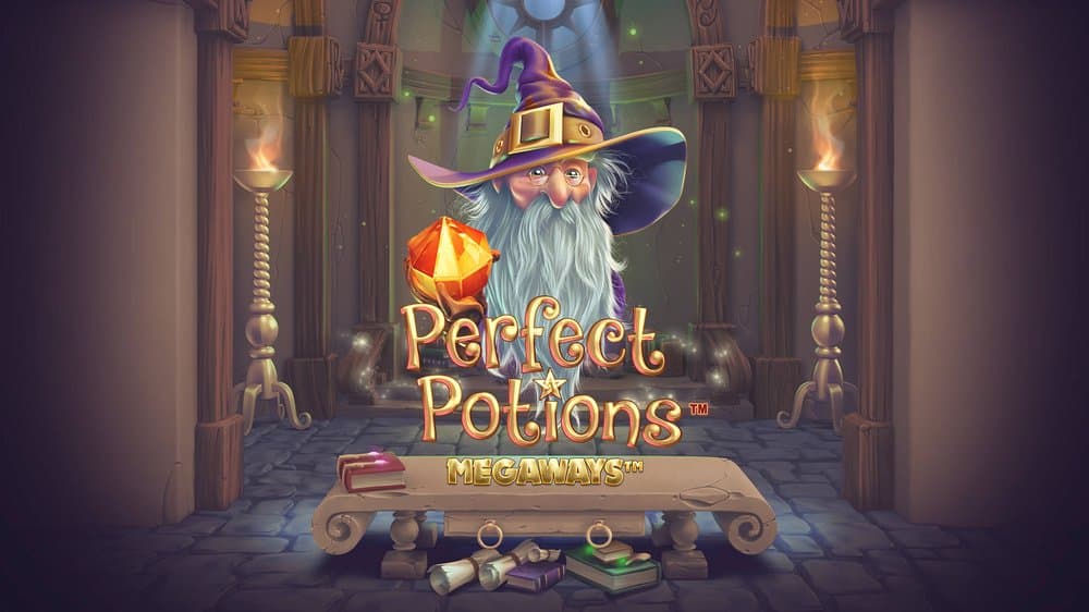 Perfect Potions Megaways slot game by Light & Wonder