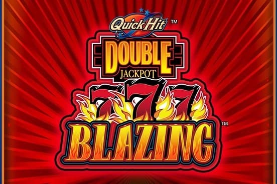 Quick Hit Double Jackpot Blazing 777's slot game by Light & Wonder