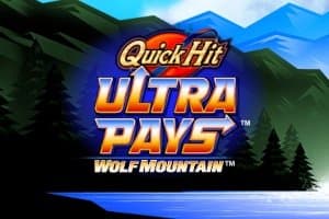 Quick Hit Ultra Pays Wolf Mountain slot game by Light & Wonder