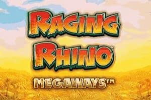 Raging Rhino Megaways slot game by Light & Wonder