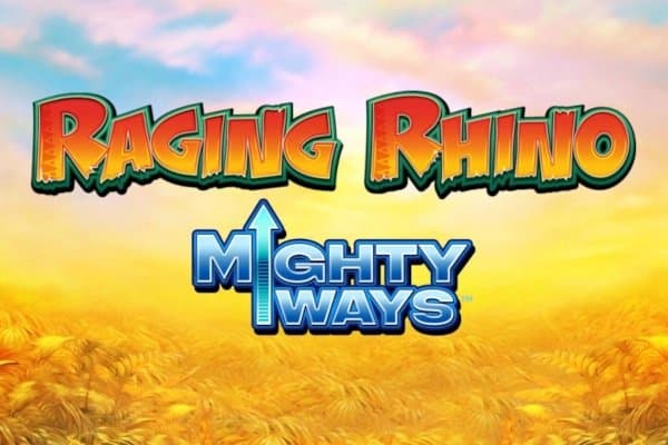 Raging Rhino Mighty Ways slot game by Light & Wonder