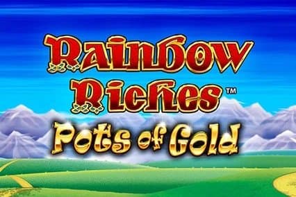 Rainbow Riches Pots of Gold slot game by Light & Wonder