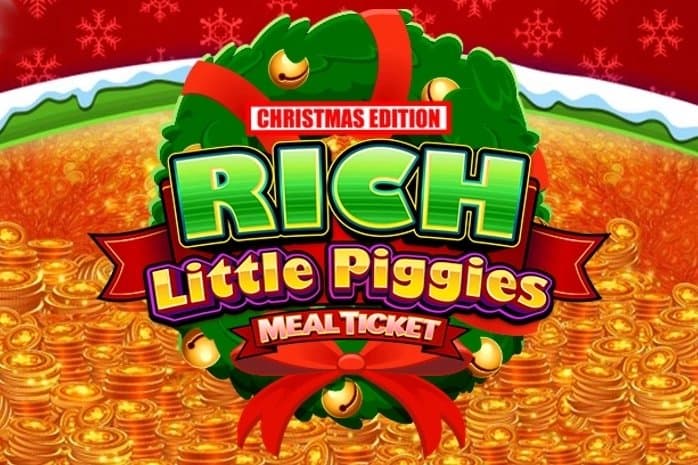 Rich Little Piggies Meal Ticket Christmas Edition slot game by Light & Wonder