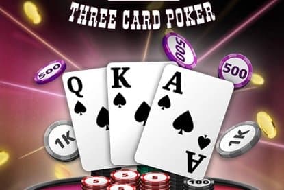 Three Card Poker slot game by Light & Wonder