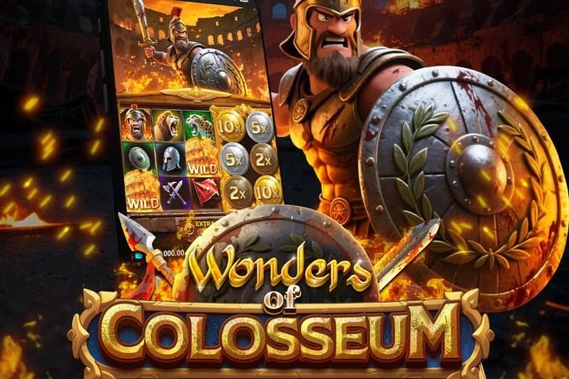 Wonders of Colosseum slot game by Live22
