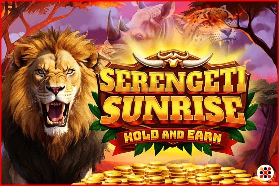 Serengeti Sunrise slot game by Mancala Gaming