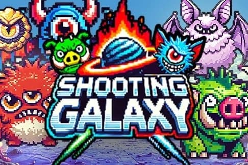 Shooting Galaxy slot game by Mascot Gaming
