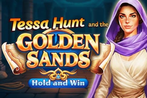 Tessa Hunt and the Golden Sands slot game by Mascot Gaming