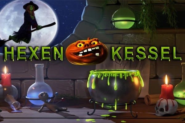 Hexen Kessel slot game by Merkur