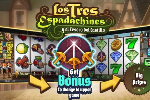 Los Tres Espadachines slot game by MGA