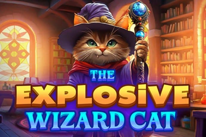 The Explosive Wizard Cat slot game by MGA
