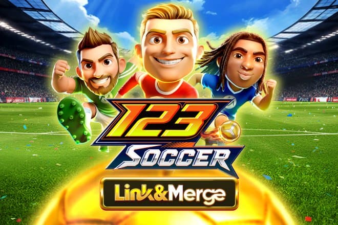 123 Soccer Link & Merge slot game by Microgaming
