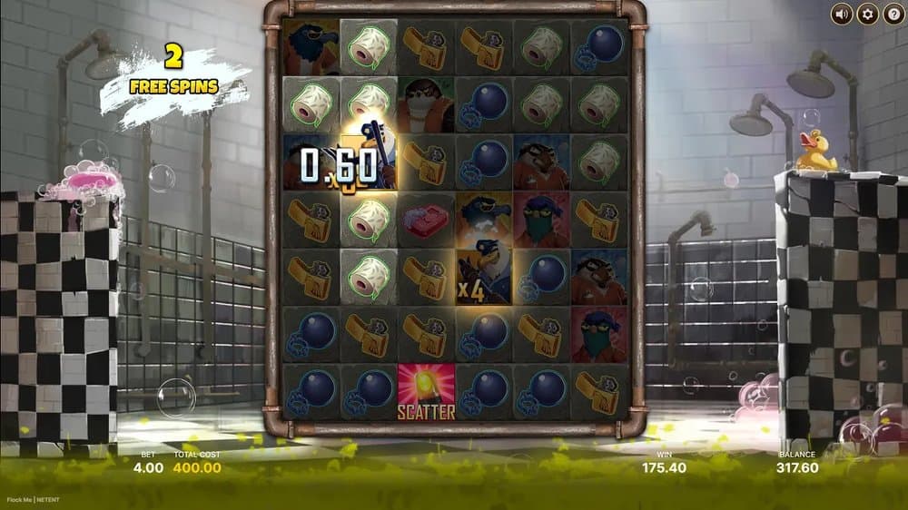 Flock Me slot game by NetEnt