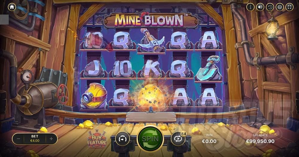 Mine Blown slot game by NetEnt
