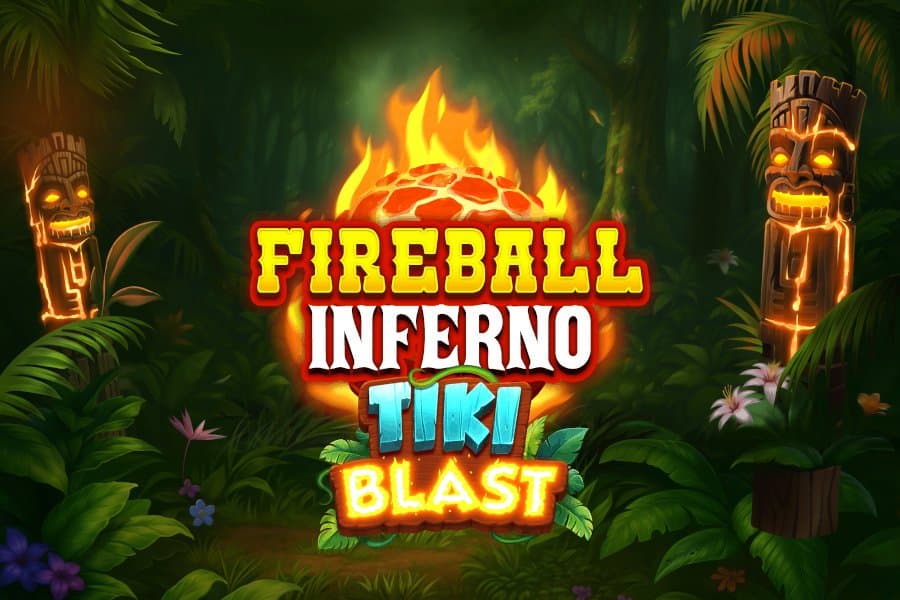 Fireball Inferno: Tiki Blast slot game by NetGaming