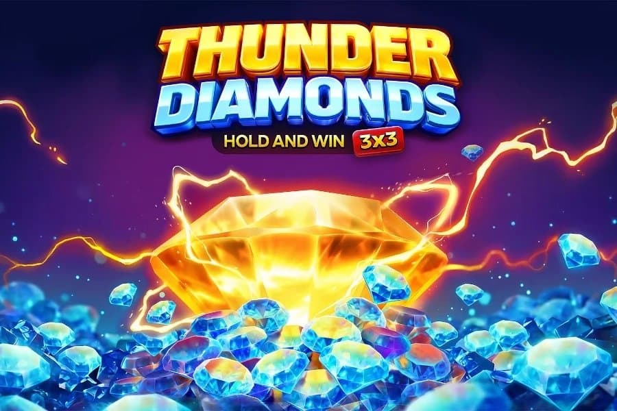 Thunder Diamonds slot game by NeverEnding