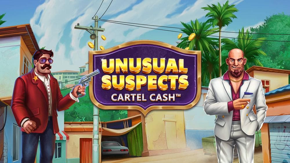 Unusual Suspects Cartel Cash slot game by Northern Lights Gaming