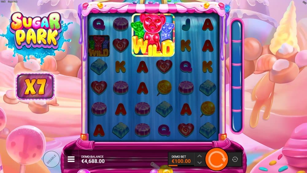 Sugar Park slot game by NowNow Gaming