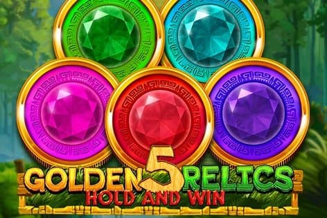 5 Golden Relics: Hold & Win slot game by Octoplay