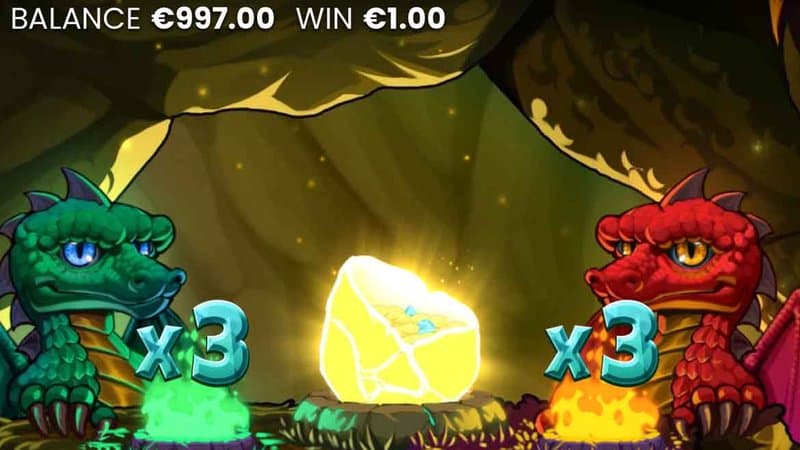 Flame & Fortune Double Dragon slot game by Octoplay