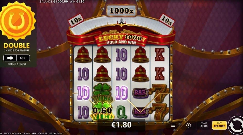 Lucky 1000 Hold & Win slot game by Octoplay