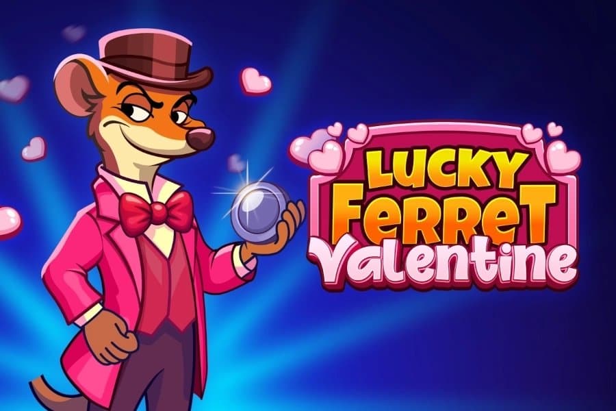 Lucky Ferret Valentine slot game by Onlyplay