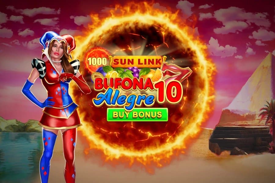 Bufona Alegre 10 Sun Link slot game by Pateplay