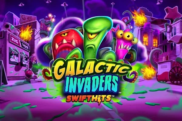 Galactic Invaders slot game by PearFiction