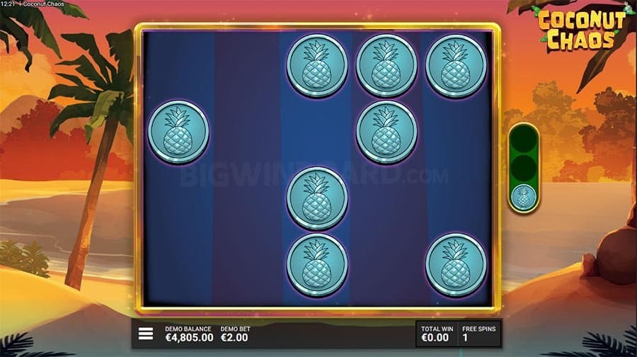 Coconut Chaos slot game by Pineapple Play