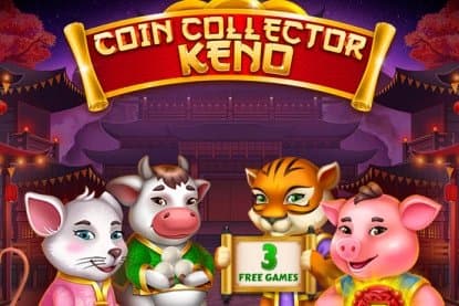 Coin Collector Keno slot game by Pixiu Gaming