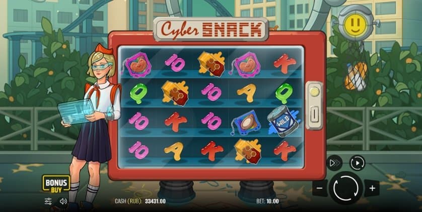 Cyber Snack slot game by Pixmove Games