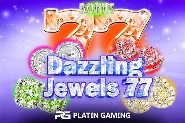 Dazzling Jewels 77 slot game by Platin Gaming