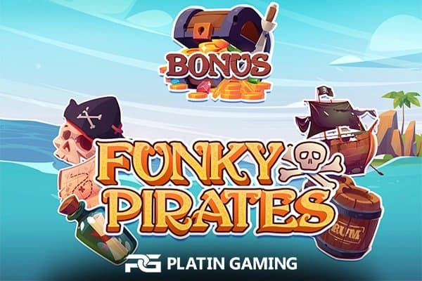 Funky Pirates slot game by Platin Gaming