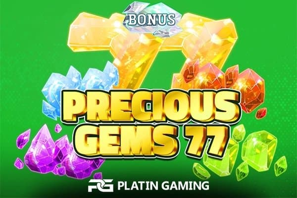Precious Gems 77 slot game by Platin Gaming