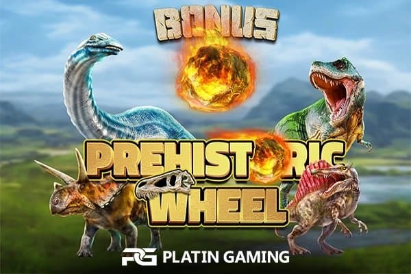 Prehistoric Wheel slot game by Platin Gaming